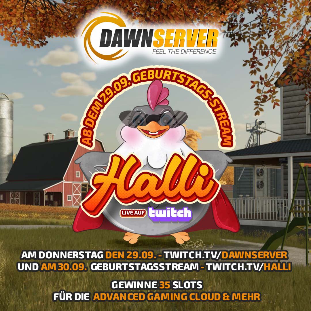 wowhalli's tweet photo. 🔴 Gewinne, Gewinne, Gewinne 🔴

Am 29.9 auf dem Twitchkanal von @dawnserver und Freitag, den 30.9 auf meinem Kanal (siehe Bild) 

Ich freue mich auf Euch 😍 

#Werbung #Twitch #geburtstag #dawnserver https://t.co/NlzThkEedn