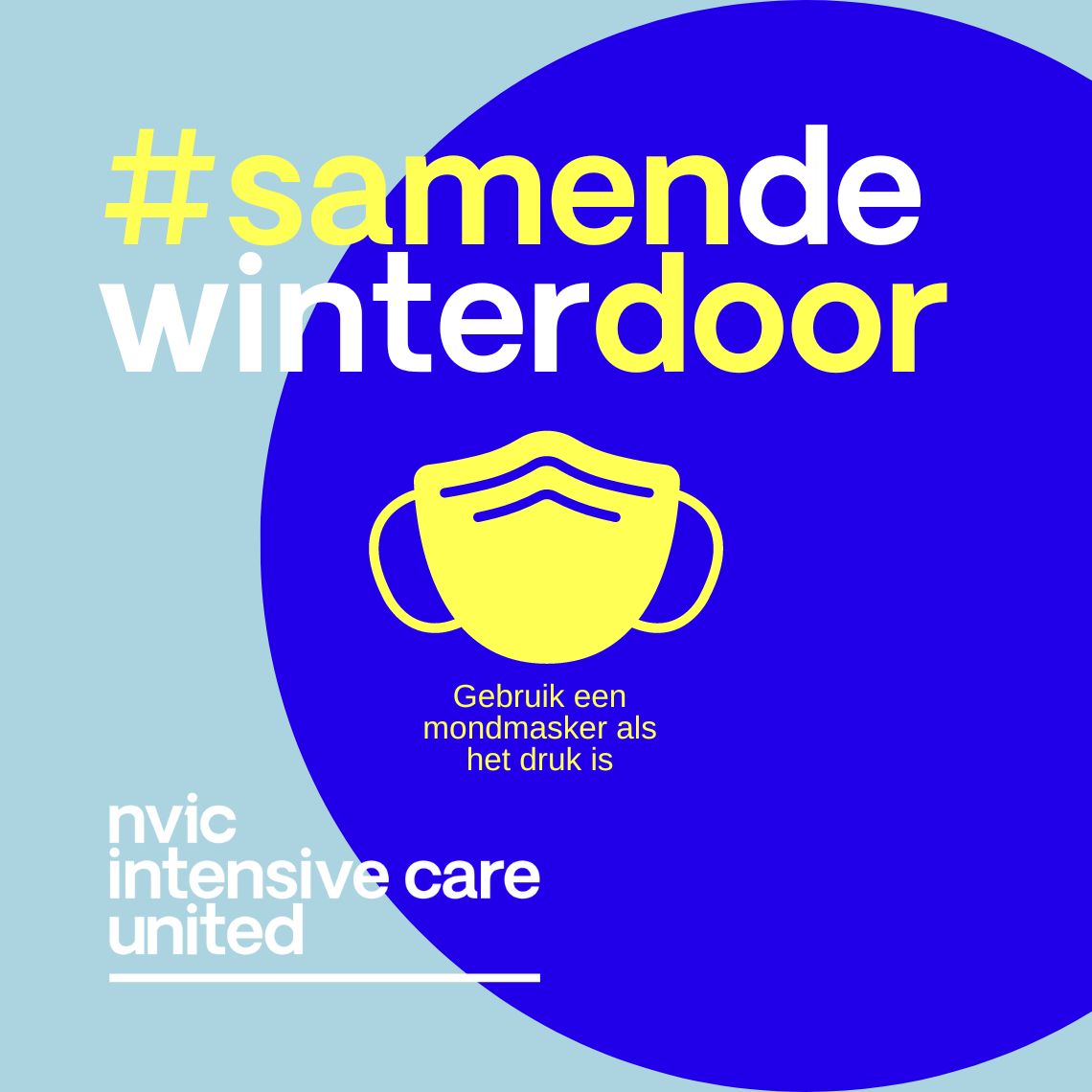 Het RIVM meldt dat het aantal coronagevallen weer toeneemt. Ook loopt het aantal ziekenhuisopnames weer op. Gelukkig is het aantal coronapatiënten dat op de intensive care belandt klein. 
Jij kunt helpen door je aan de adviezen te houden. Zo komen we samen de winter door!