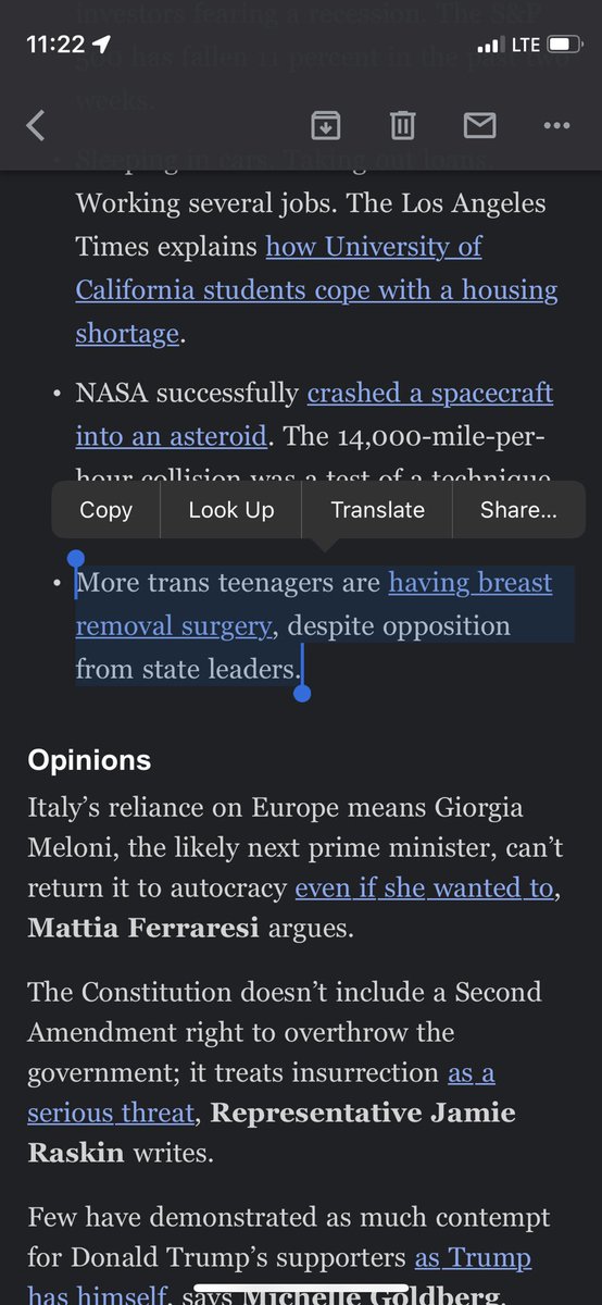 Why would you use this language, <a href="/nytimes/">The New York Times</a>?

This gender affirming surgery is WIDELY known as “top surgery” and in a single sentence you’ve managed to distort it into something akin to “woman eraser.” 

Do better. Do much better.