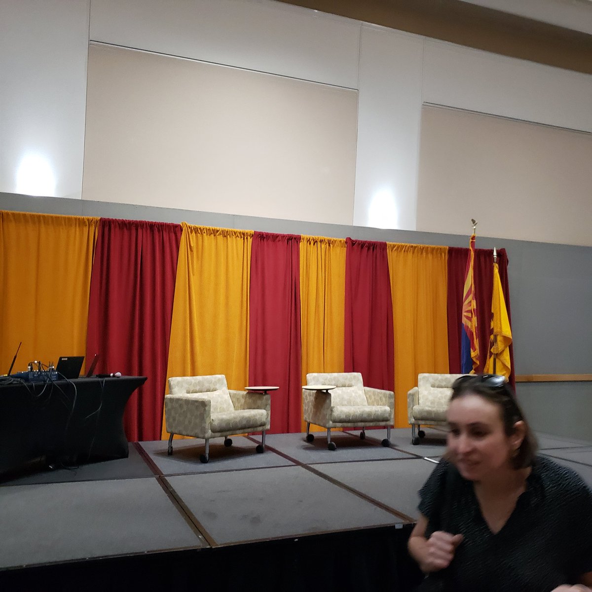 TechGurlAZ's tweet photo. Getting ready for an amazing @EntrepreneurASU #PeoriaForward event today at @asuwestcampus, focused on #YouthEntrepreneurship and in partnership with @PeoriaCTE . https://t.co/w0Zn0tWEbe