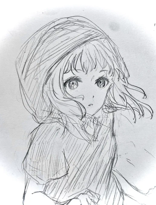 一昨日駅で急に振り向いてきた子の目がめっちゃ綺麗でびっくりしたって言う落書き
まじなんで振り向いたんやろ、 