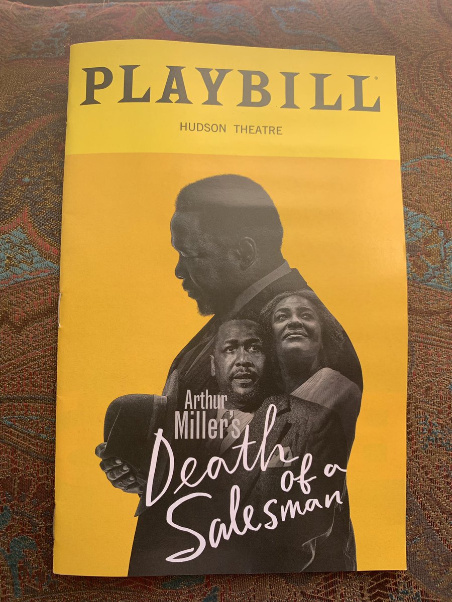Bravo @WendellPierce and #SharonDClarke @TeamDClarke! Go see this powerful production @Salesman_Bway which so resonates today!
