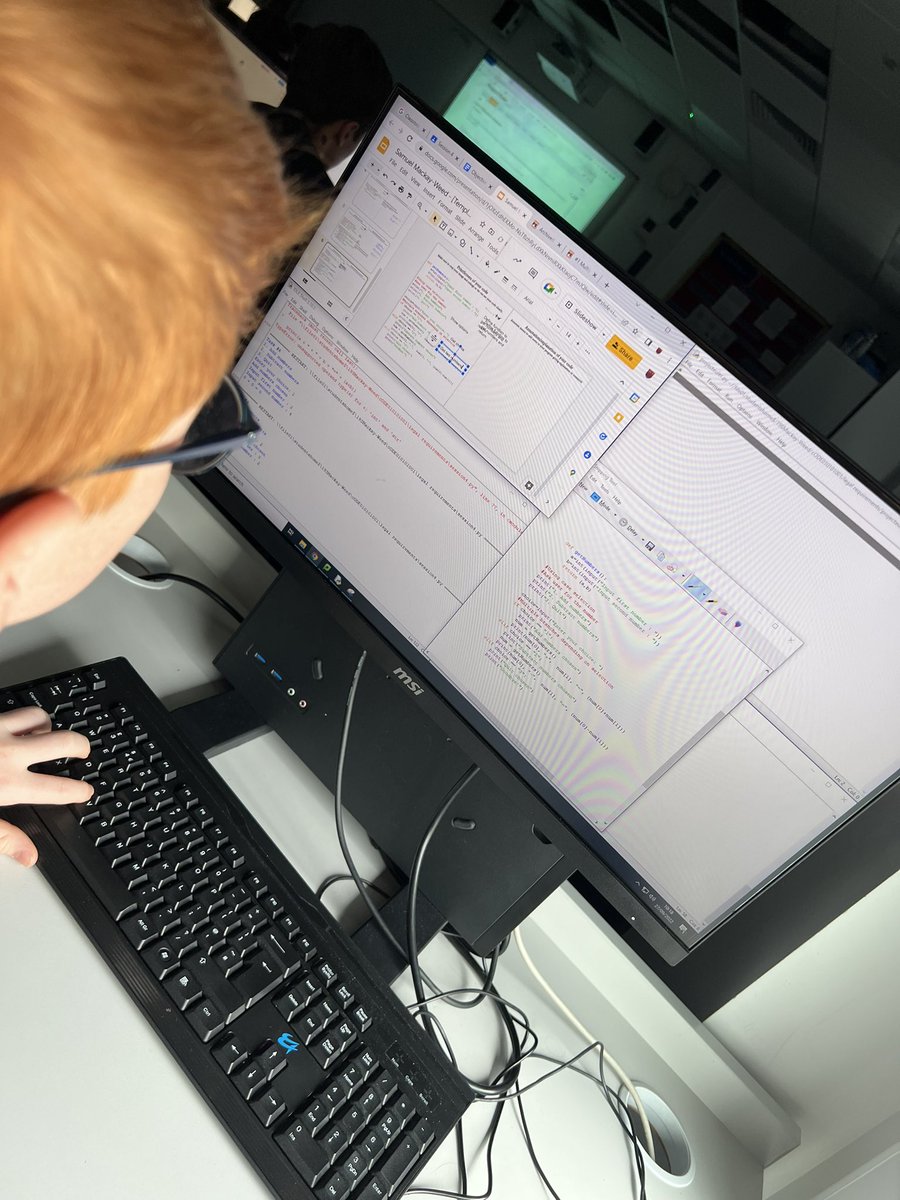 Love a programming lesson with my year 10 Computer Science class. Thanks to our year 12 students Dimitri and Jack (our expert programmers) who spent the lesson helping them out with some tricky project euler tasks. <a href="/FBS_SixthForm/">Fulham Boys School Sixth Form</a> <a href="/FBS_Computing/">Fulham Boys School Computing</a> 👨🏻‍💻👨🏽‍💻👨🏿‍💻👨🏼‍💻👨🏾‍💻