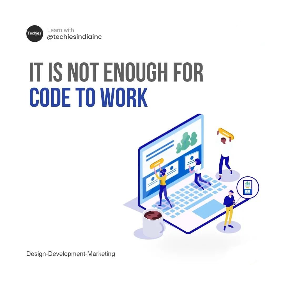 techiesindiainc's tweet image. What is a good code? Despite the numerous theories on the matters, good code should;
Be Easily Debugged
Be Understood Well
Have a Solid Architecture
Functionally Unique
#goodcode #programming