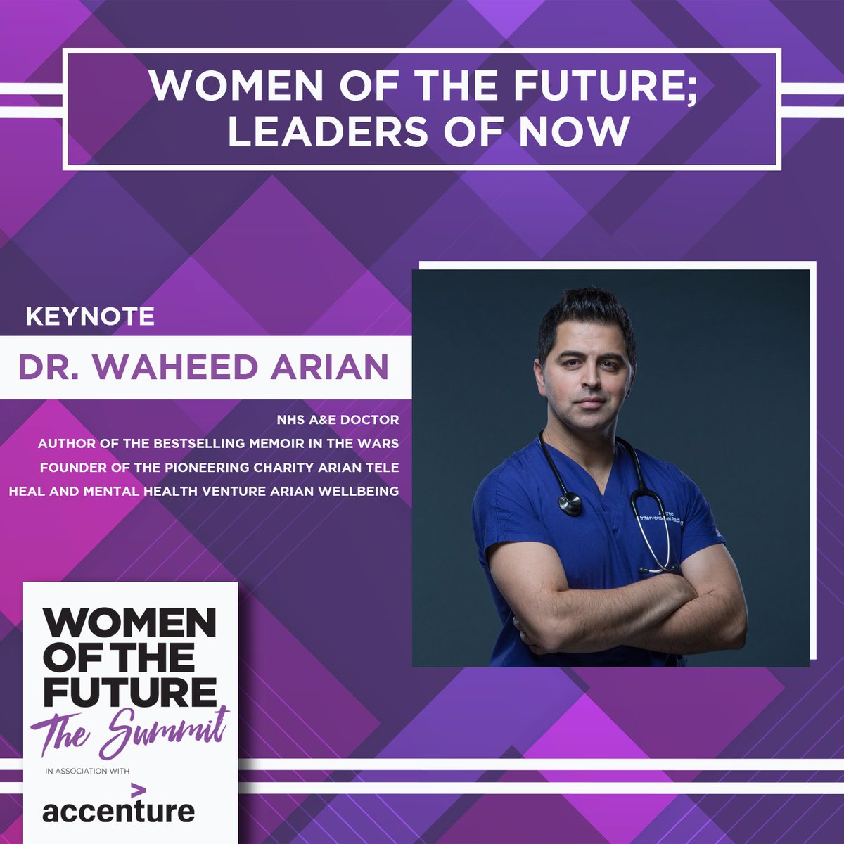 womenoffuture's tweet photo. The @womenoffuture Summit is coming to an end. @DrWaheedArian is sharing his keynote speech with the audience.
 
@Accenture #Womenofthefuture #WOFSummit #WOF2022 https://t.co/zX7zGhvK2G