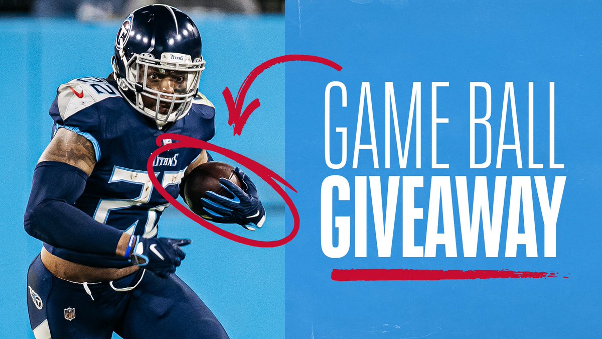 Titans's tweet image. 🏈 Titans Game Ball Giveaway 🏈

RETWEET + follow @Titans for a chance to win an official game ball from our victory over the Raiders!