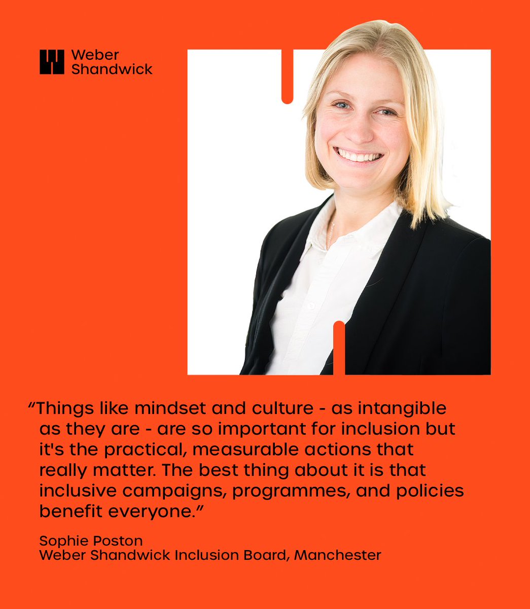 We asked two of our Weber Shandwick Inclusion Board members, Sophie and Bill, what inclusivity means to them. Here's what they said. #NationalInclusionWeek