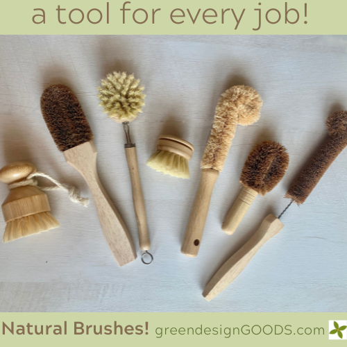greendesignGOO2's tweet photo. Get the perfect natural brush to add to your arsenal! 
Sisal and coconut coir bristles + scourers. Bamboo or FSC certified wood handles. Long or short bottle &amp; dish brushes. Replacement brush head available. 
💚 
Plastic-free + zerowaste  - because all are biodegradable.🍃 https://t.co/SaJ8nf5AUe