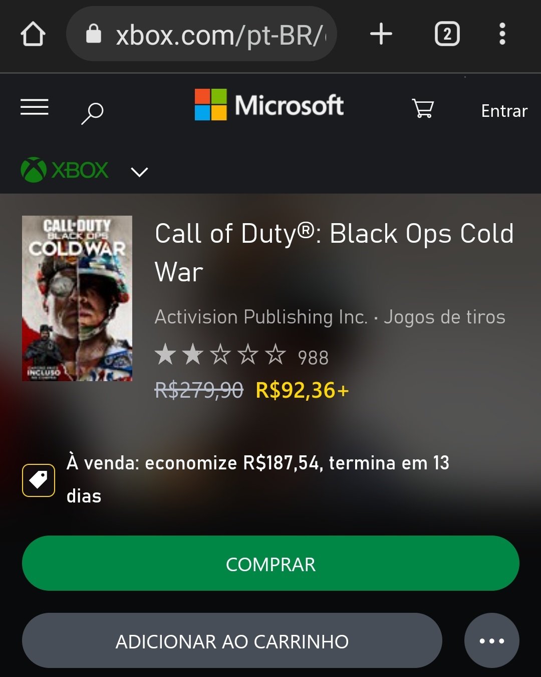  Hatake On Twitter Cod Cold War Por Por 92 Reais Esse Jogo Bom 