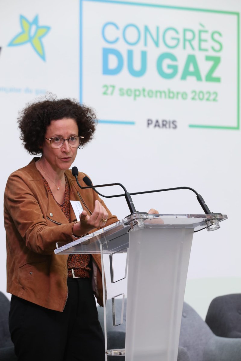 FrancegazFR's tweet image. [#CongrèsGaz2022] 💬 "Je pense que le #gaznaturel sera nécessaire pour se passer des énergies les plus polluantes. Il émet moins de CO2 que le fioul ou le charbon. La #CRE continuera à encourager des projets d'infrastructures." @EmmWargon (@CRE_energie)
