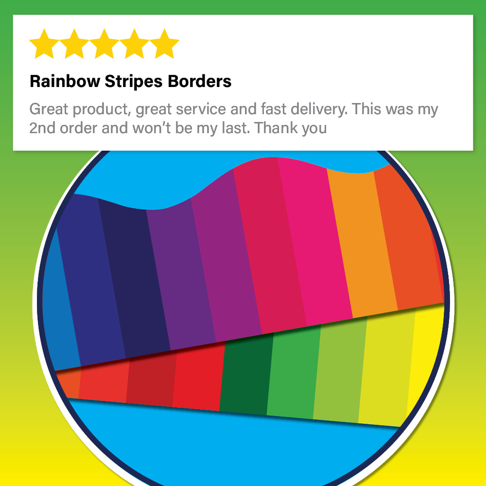 superstickers's tweet photo. Thank you so much for the review, Mrs A! ⭐️⭐️⭐️⭐️⭐️ We hope your classroom displays are now popping with colour! 🌈 https://t.co/jzoezi5IV3