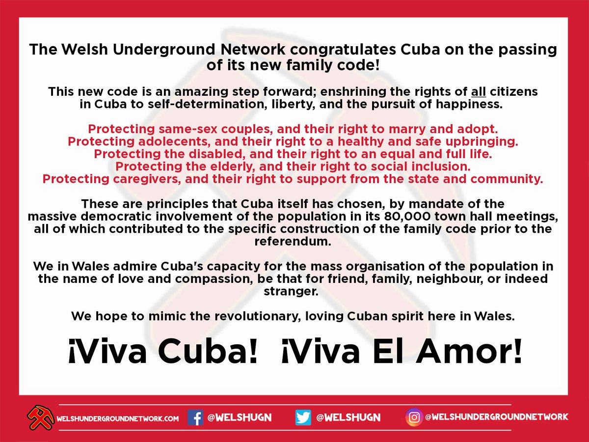 ¡Viva Cuba!  ¡Viva El Amor!

#CodigoDeLasFamilias