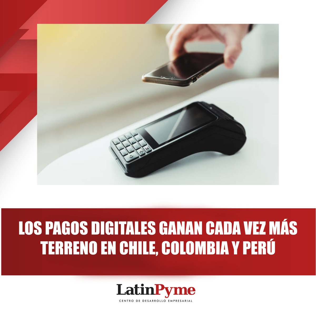 funipymes's tweet photo. LOS PAGOS DIGITALES GANAN CADA VEZ MÁS TERRENO EN CHILE, COLOMBIA Y PERÚ

Lea la noticia completa en: https://t.co/cDo27RHbtn

#NoticiasLatinpyme #Finanzas https://t.co/pG0vSUIB7Y