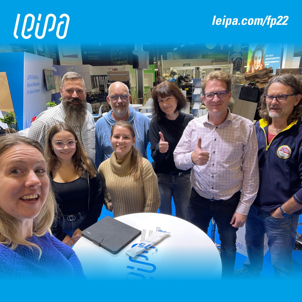 Leipa_Group's tweet photo. Nuremberg. Exhibition grounds. 9.00 a.m. The gates of #FACHPACK 2022 are opening! After a long break, we can for the first time again welcome our customers of today and tomorrow at a really big trade fair.
https://t.co/1fOOwBHolq
#LEIPA #LEIPAgroup #SustainablePackaging https://t.co/ouk3rdZSw1