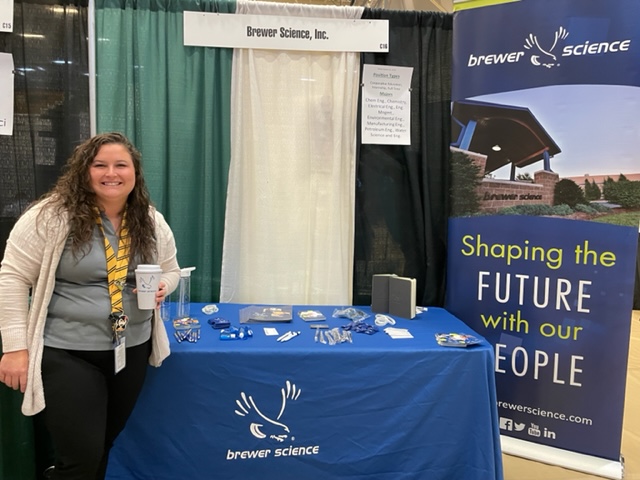 Stop by our table at the @MissouriSandT Career Fair today to discuss your career potential at Brewer Science. You can also explore careers on our website: hubs.li/Q01nlBjf0 

#SolvingForTomorrow #BrewerScienceProud #Internships #Careers #STEMCareers