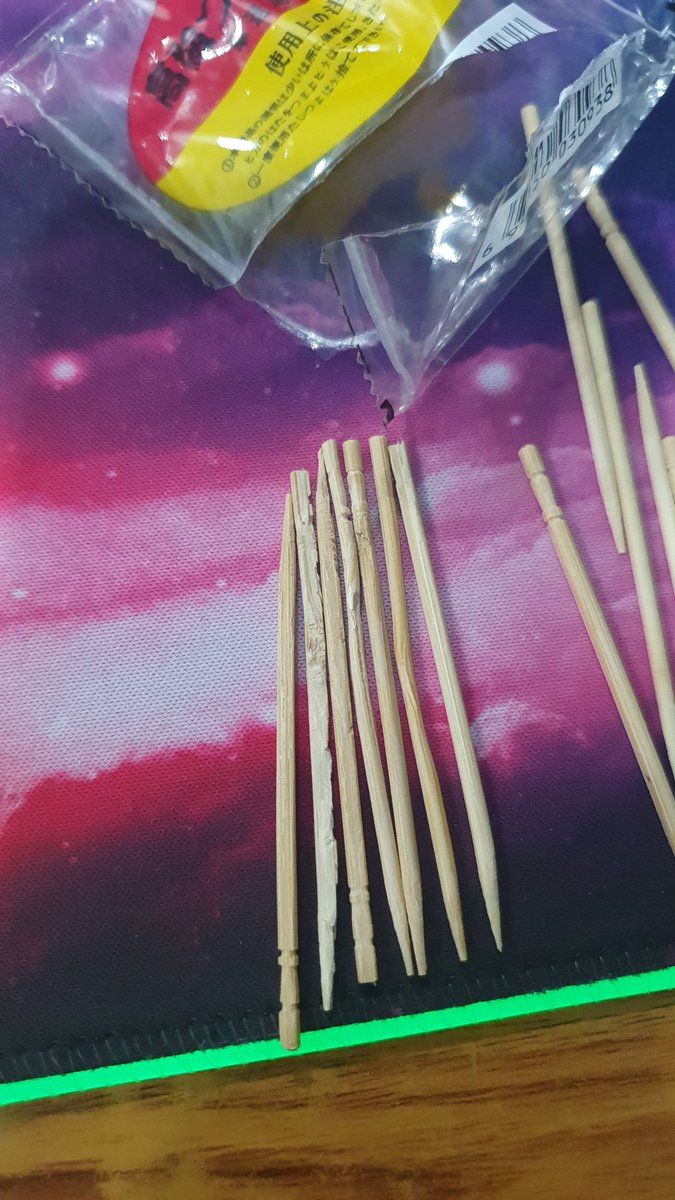 Sushobhit6996's tweet image. How can the #Chinese make chopsticks if they can't even make good #toothpic