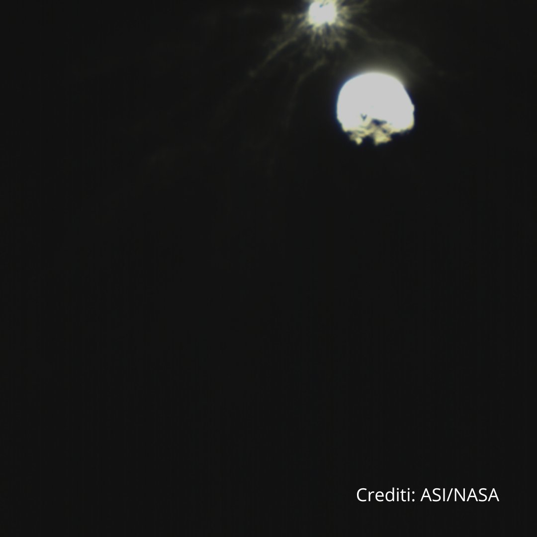 comets77's tweet photo. Just released @LICIACube images of #DARTMission impact on asteroid Dimorphos via @Argotec_Space #DARTsmash #AsteroidImpactLIVE #astronomy https://t.co/mN8QDaGS0w