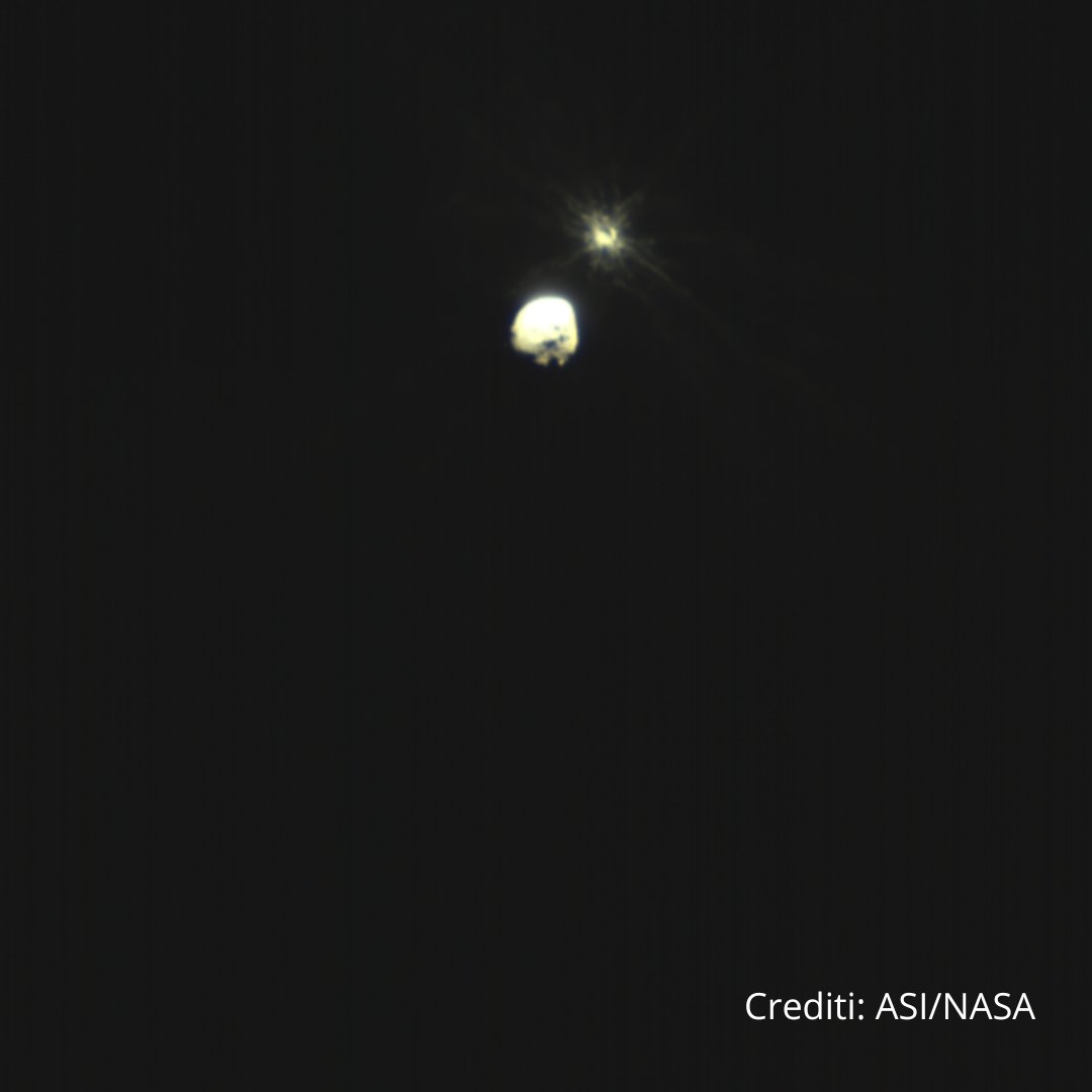 comets77's tweet photo. Just released @LICIACube images of #DARTMission impact on asteroid Dimorphos via @Argotec_Space #DARTsmash #AsteroidImpactLIVE #astronomy https://t.co/mN8QDaGS0w