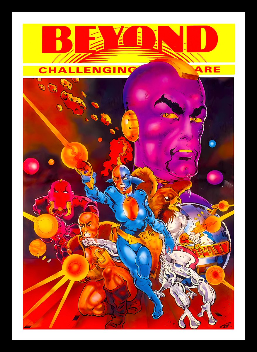 GaryArnott's tweet photo. Saw this old poster for 'Shadowfire' by Beyond Software in the July 1985 issue of C&VG! 📖😮
So I gave it hours of love & it now makes a rather nice looking A3 sized poster I hope you'll agree! 🖍️😍
#Shadowfire #BeyondSoftware #Artwork #ZXSpectrum #Commodore64 #C64 #Retrogaming https://t.co/JnP1bT1pAC