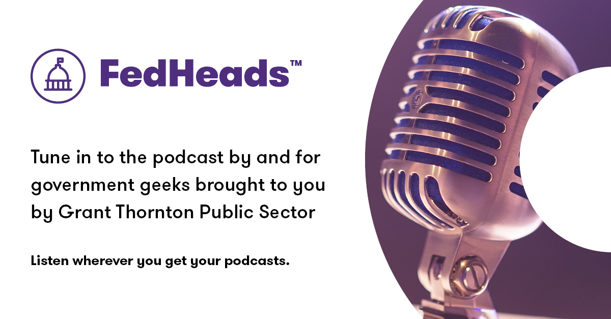 Guidehouse (formerly Grant Thornton Public Sector) (@gtpublicsector) on Twitter photo In the journey to find a new #FedHeads cohost, a bright light emerges: <a href="/MaryKReding/">Mary Reding</a>, Partner at disabled-veteran-owned Vetrix Group. <a href="/robertjshea/">Robert Shea</a> & Mary talked about agencies dealing with laws that have passed & what’ll happen if others don’t. #noshutdown gt-us.co/3LOz0Qp In the journey to find a new #FedHeads cohost, a bright light emerges: <a href="/MaryKReding/">Mary Reding</a>, Partner at disabled-veteran-owned Vetrix Group. <a href="/robertjshea/">Robert Shea</a> & Mary talked about agencies dealing with laws that have passed & what’ll happen if others don’t. #noshutdown gt-us.co/3LOz0Qp