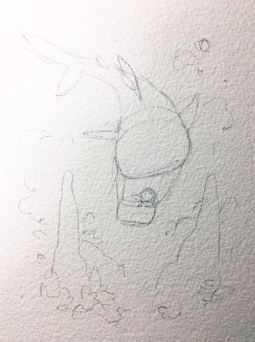 #このタグを見た人はラフ画とその完成絵を見せる 