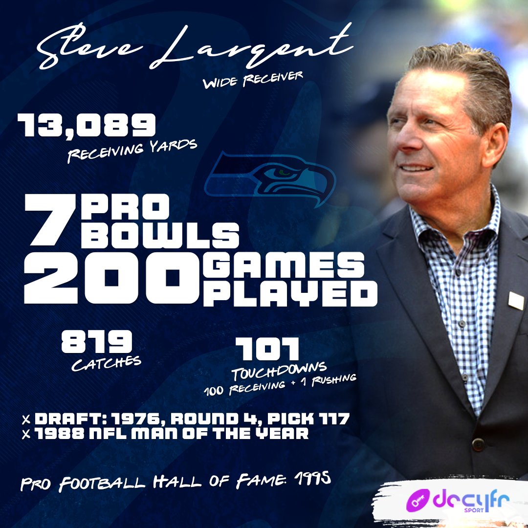 Happy birthday to legend, Steve Largent!     
