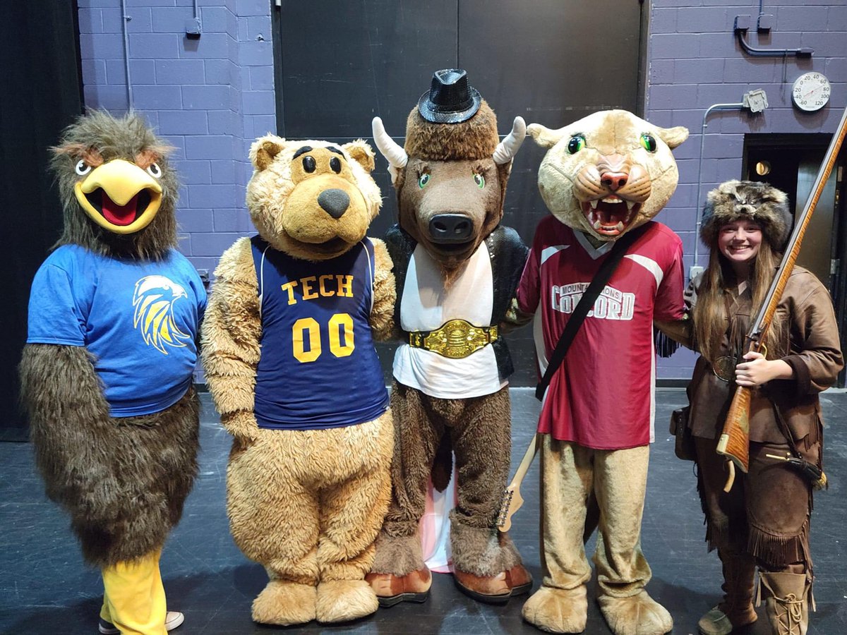 Thank you to all the mascots and the institutions that joined us today for Mascot Mania at the Student Leadership Academy! Special congrats to Marco from <a href="/marshallu/">Marshall University</a> the 2022 Mascot Mania Dance Off champion! 🦬 🏆 #gearupworks #guweek