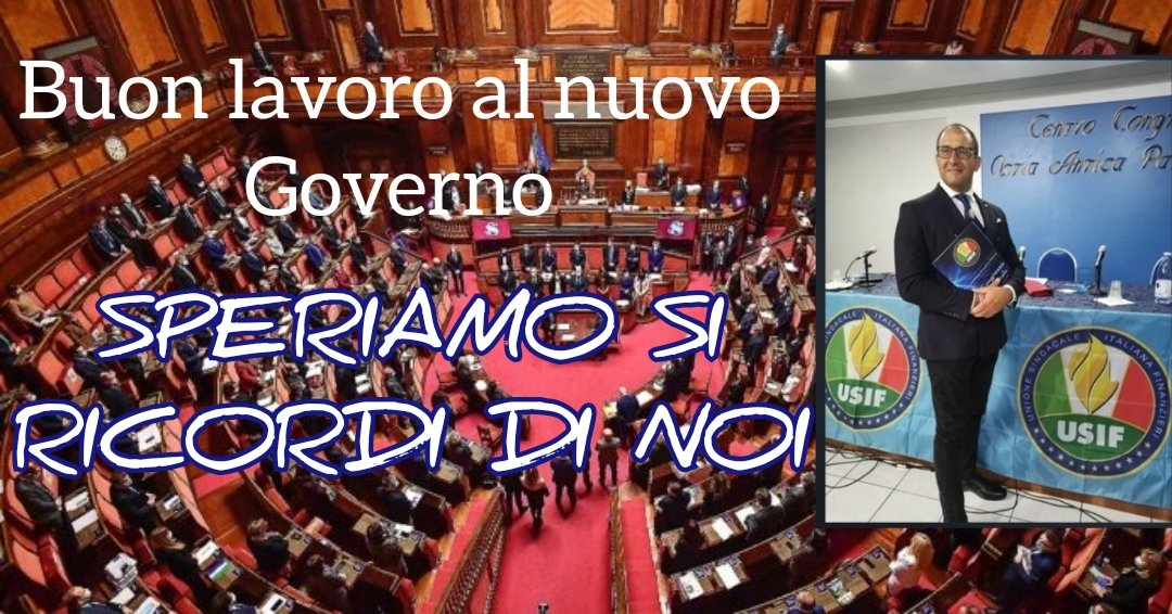 BUON LAVORO
AL NUOVO #GOVERNO

A urne chiuse, e senza entrare nell'agone #politico, in bocca al lupo al nuovo esecutivo da #Usif.
E non dimenticatevi di #donne e #uomini che ogni giorno indossano la #divisa...
#elezioni2022 #ElezioniPolitiche22 #ElezioniPolitiche2022