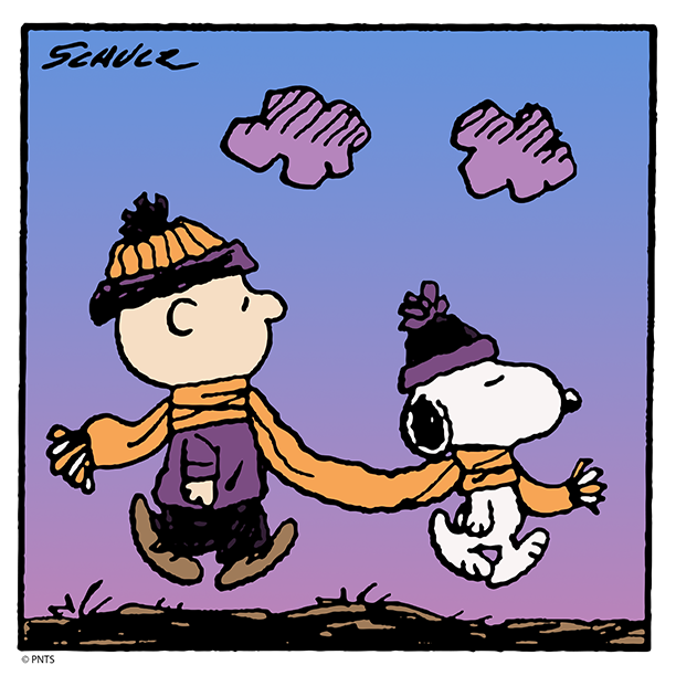 Snoopy's tweet photo. When it starts to feel like fall #WorldScarfDay https://t.co/yM4QfMUUNi