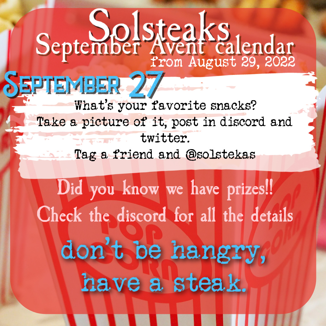 SolSteaks's tweet photo. Hello Foodies!!
Last week of our tasty advent calendar please join the #solsteaks discord and have a bite https://t.co/pBAl8Nr47H
#solana #solnfts #nftcommunity #nftproject #solananft #steak https://t.co/qG6HIj2Cfs