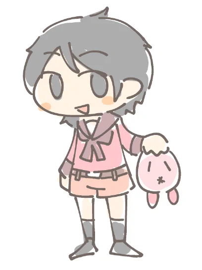 かぼちゃんさんにもがみんとおしり星人のツーショットを描いてもらいました! 