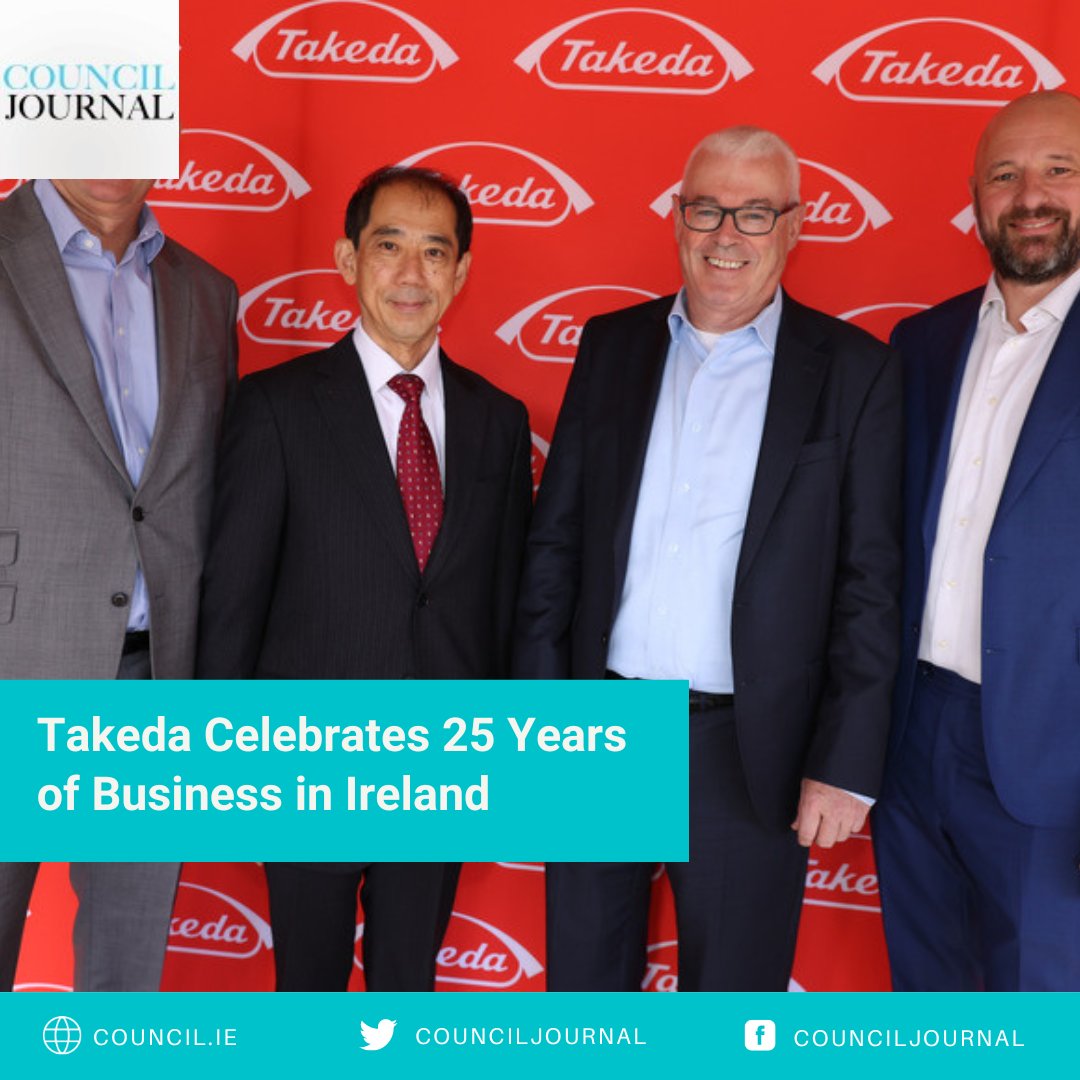 Takeda Celebrates 25 Years of Business in Ireland Read more here: council.ie/takeda-celebra… #Pharma #Partnership #Celebration #IrishBusiness @TakedaPharma @IDAIRELAND @mkitano22 @ISPEorg @DonnellyStephen @MartinDShanahan