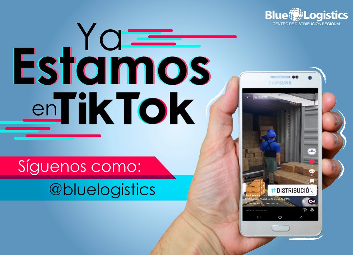 BlueLogisticsSV's tweet photo. 👉 Ya puedes seguirnos en TikTok 👍😁

#almacenaje #3PL #distribución #logística #OperadorLogístico #ecommerce #supplychain https://t.co/LGRk4QPuAR