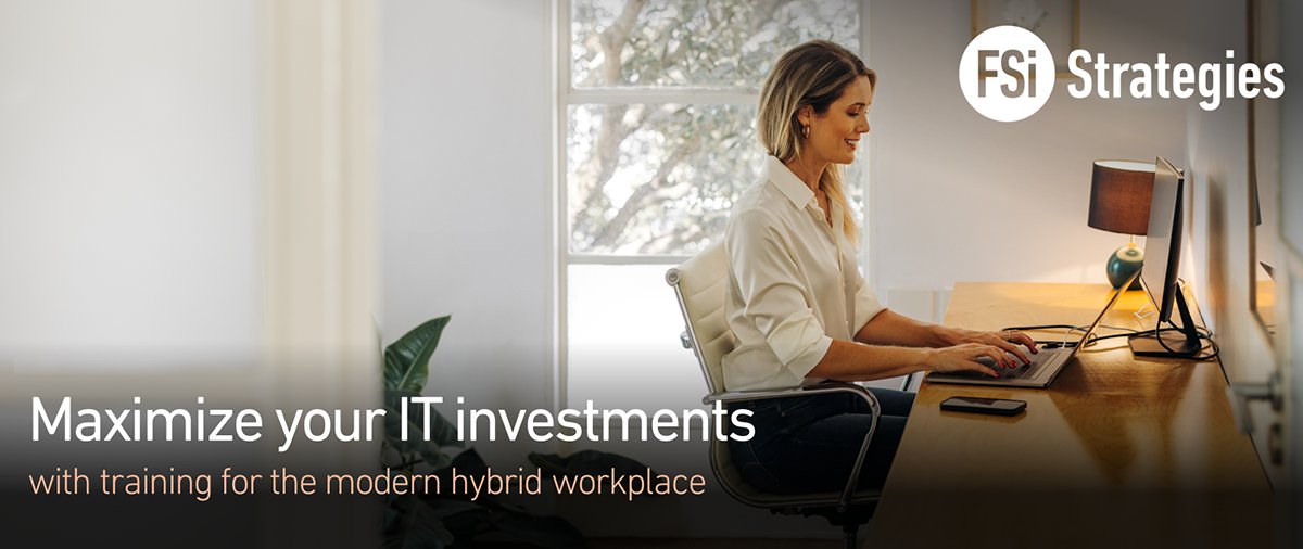 92% of employees say having technology that helps them do their jobs efficiently affects their work satisfaction. Maximize your IT investments by customizing #training. 
fsistrategies.com/2022/09/modern… 
#ModernWork