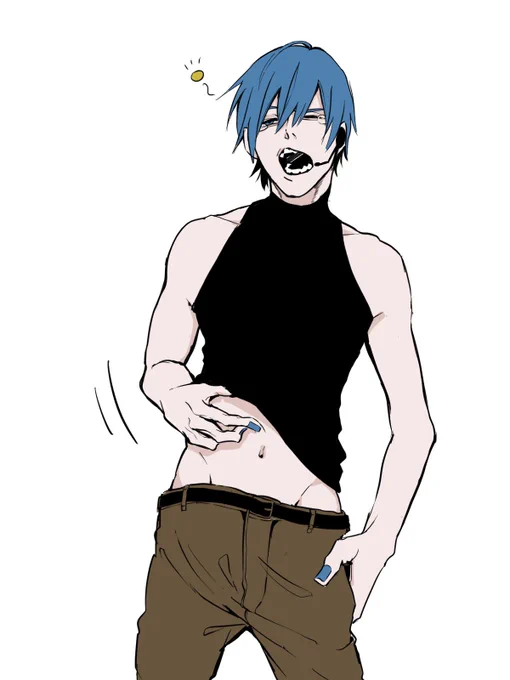 インナーとへそとKAITO 