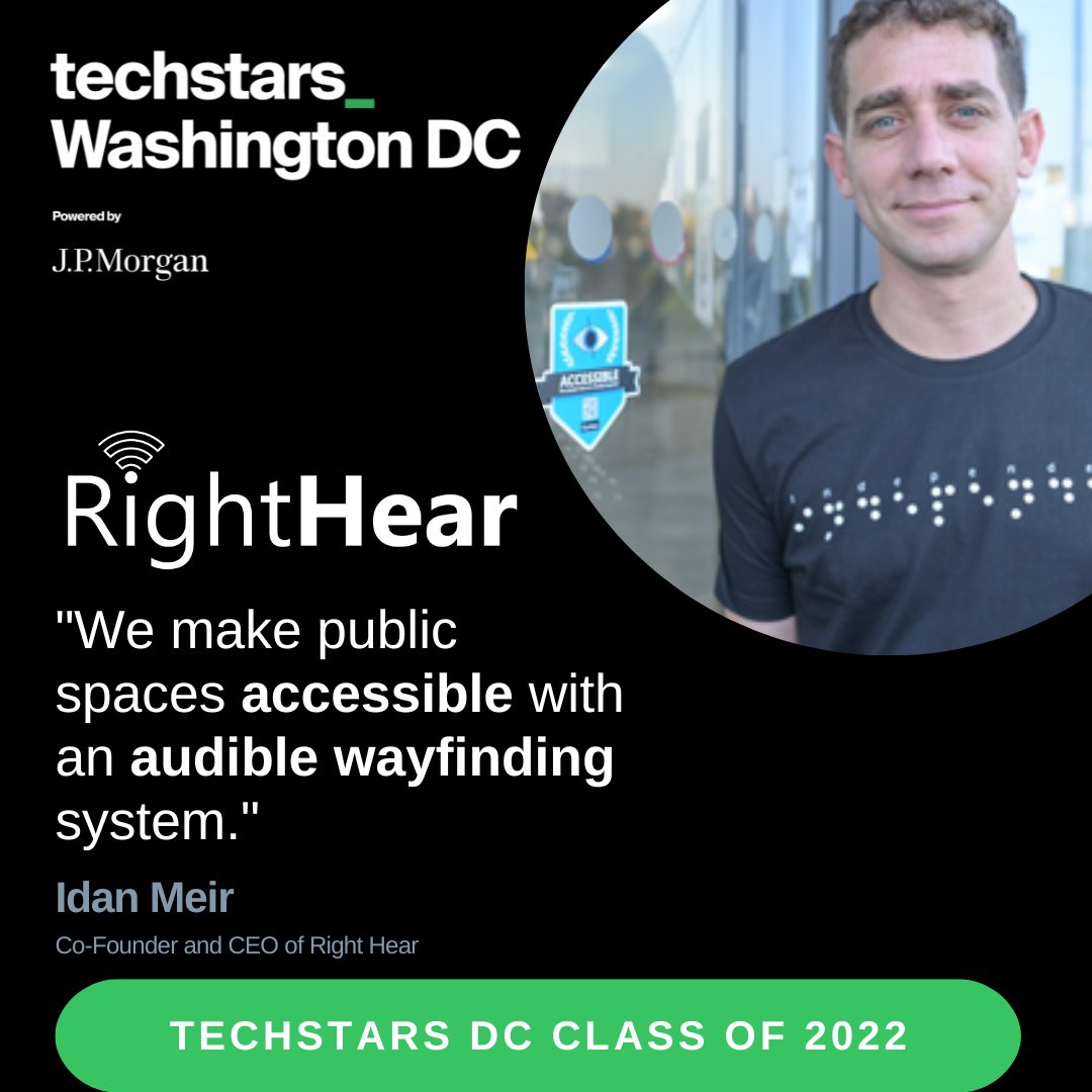 Meet the incredible founders that make up the #TechstarsDC Class of 2022. We are spotlighting one company per day for 12 weekdays and today is DAY 10! Meet <a href="/RightHearApp/">Right-Hear</a> founded by <a href="/Idan_Meir/">Idan Meir</a> and Gil Elgrably.

<a href="/Techstars/">Techstars</a> <a href="/jpmorgan/">J.P. Morgan</a>