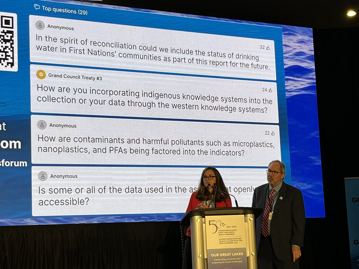 Top questions on State of the Great Lakes reporting #GreatLakesForum