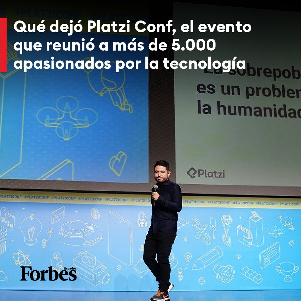 forbesecuador's tweet photo. Desarrollo de software, marketing digital, cripto y startups fueron algunos de los temas que convocaron a la conferencia anual #PlatziConf, liderada por los cofundadores de la plataforma de educación en línea @platzi.

https://t.co/cOTCqKmNMk https://t.co/Yvap3ydW2D