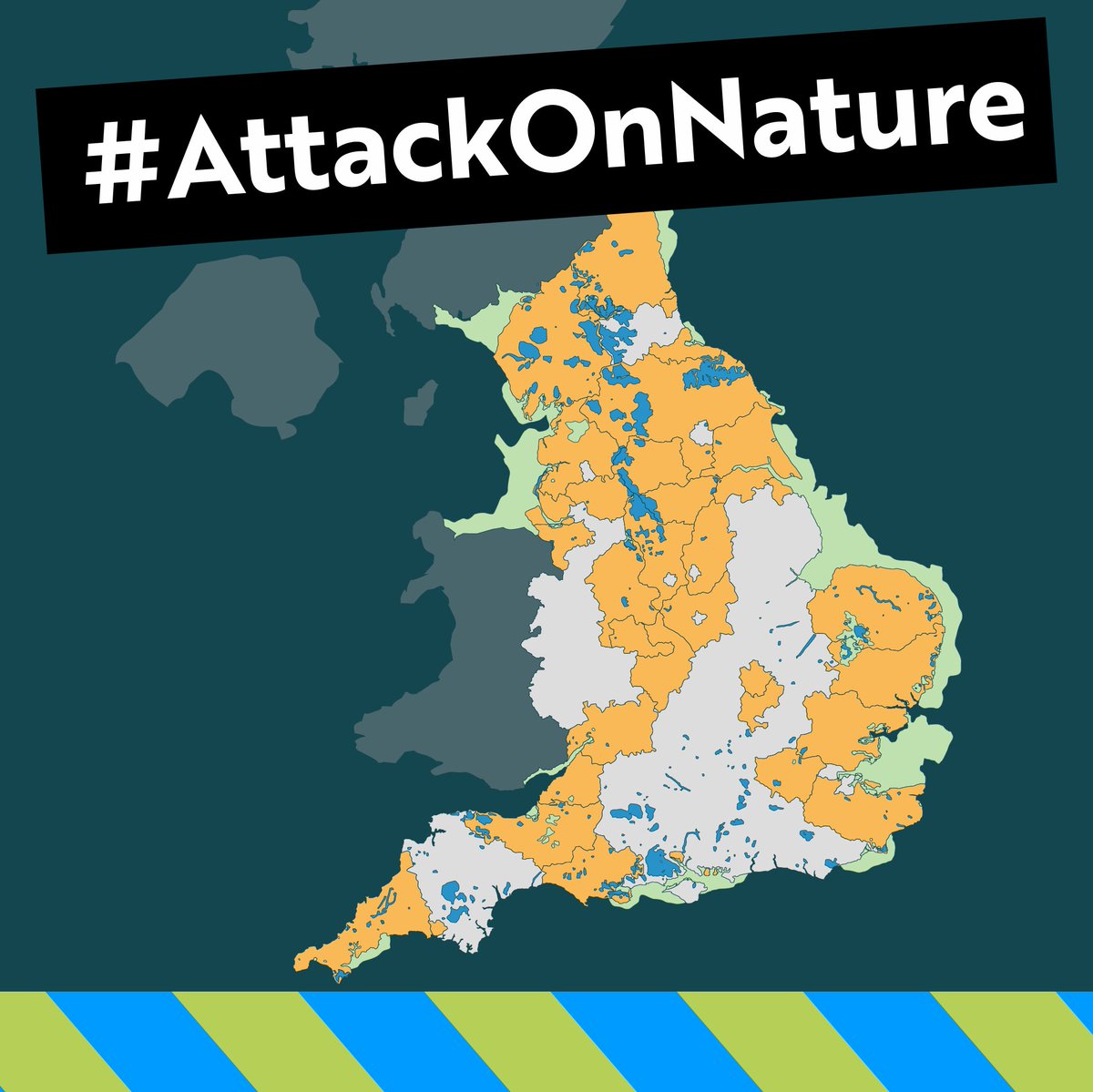 RSPB on Twitter "⚠️ Nowhere in England is safe. The map shows the