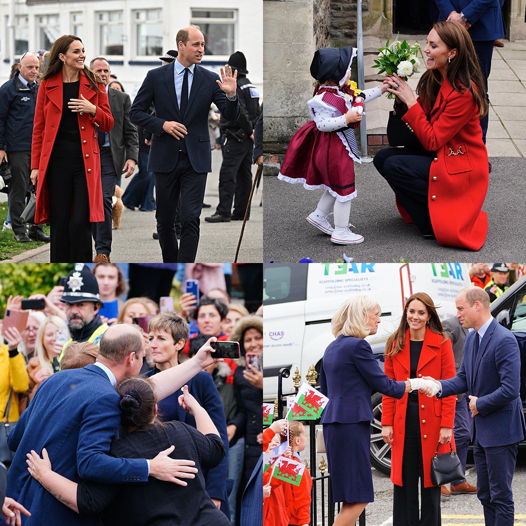 RoyalFamily's tweet photo. 🏴󠁧󠁢󠁷󠁬󠁳󠁿 Read more about The Prince and Princess of Wales’ visit to Wales today: