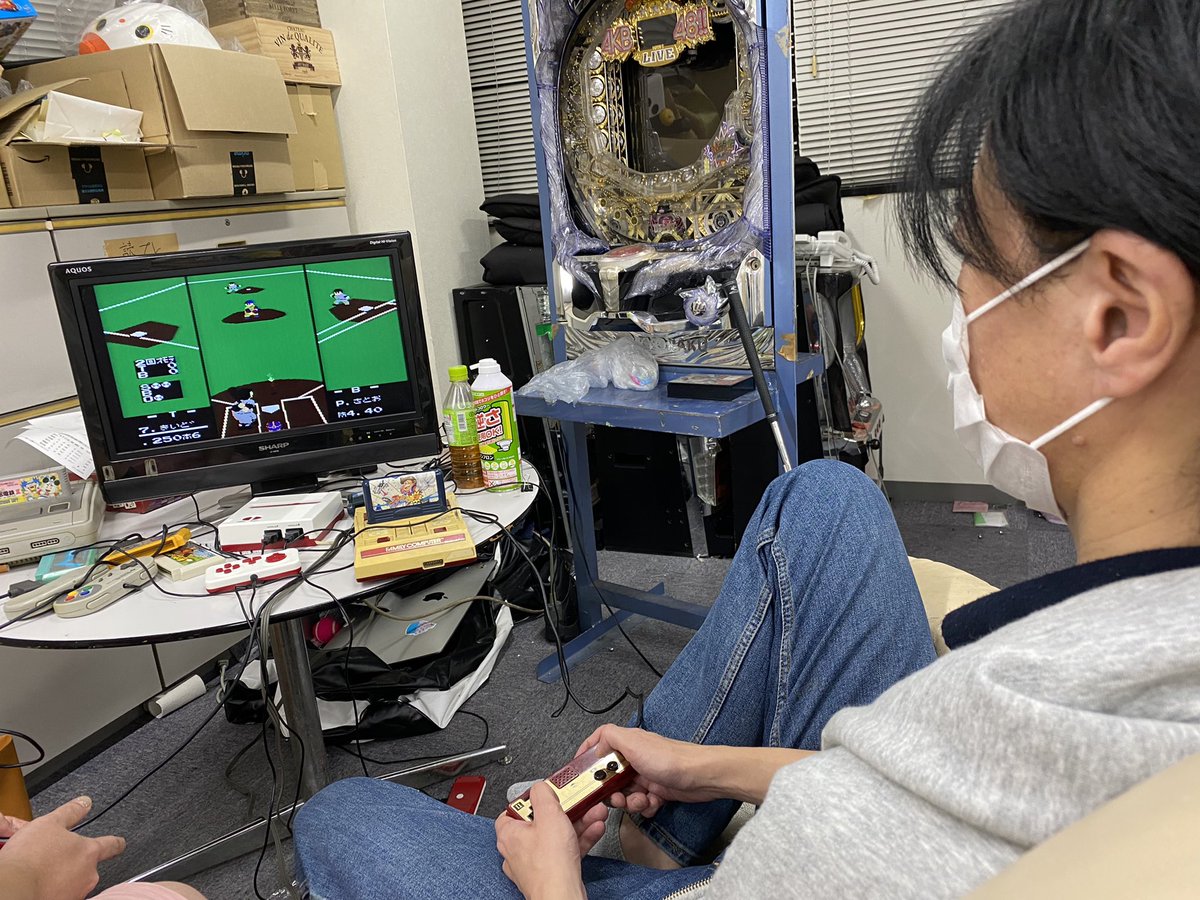 MEGAMIX_pachi's tweet photo. オリ術とガイドは常日頃から競い合い、お互い切磋琢磨しているのです。

（第二試合）
オリ術　中野オリジンT
vs
ガイド　討将湯本リターンズB

オリ術優勢です！ https://t.co/t9RELDdogW