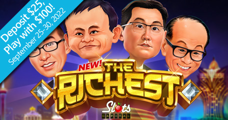 Slots Capital Giving 300% Bonus for The Richest, a New Slot Saluting Chinese Billionaires