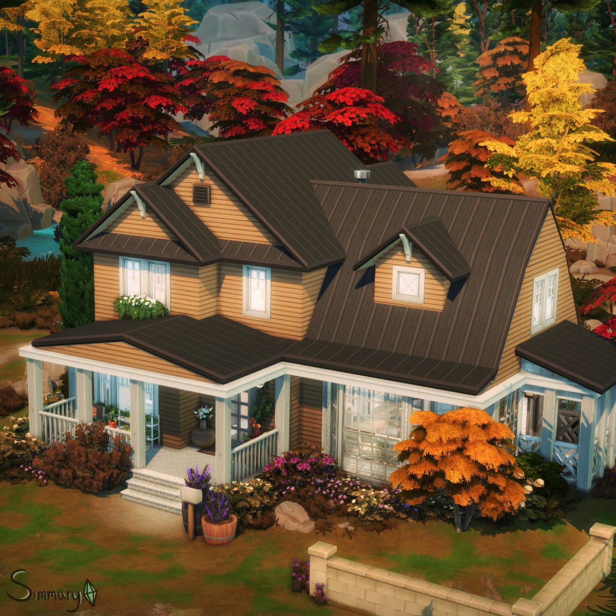 Simmarysims's tweet photo. ⭐️Modern Copperdale Home⭐️
A cozy family home in autumn 🍂
Speedbuild✨
https://t.co/oJzZwGRAH8
#TheSims4 #ShowUsYourBuilds #EA #Maxis #SimsCreatorsCommunity @SimsCreatorsCom @some_simlish @simsshare @simsfederation #SupMag #sfbuildshow @TheSims https://t.co/My79ghcFJa