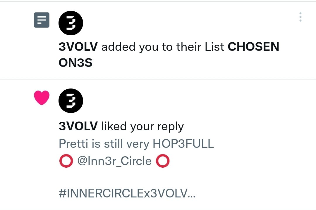 PrettiRisque's tweet photo. So this just happened 🥺🖤🤍 I just got CHOS3N! Thank you very much @3volv_Project and a big thank you to my @Inn3r_Circle for the massive support!
#3VOLV #ON3S #CHOS3N https://t.co/pbn7zc9zUE