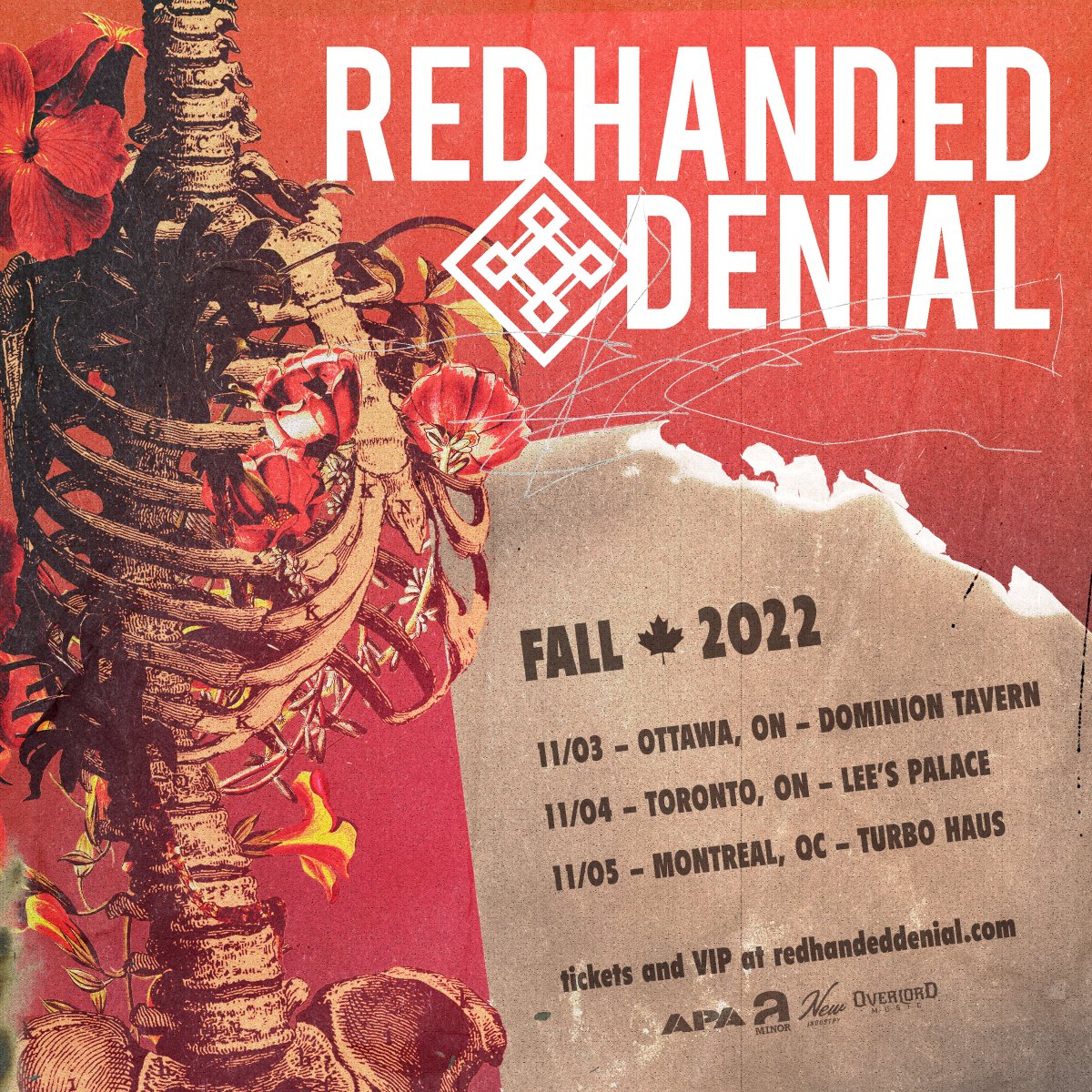 𝐅𝐀𝐋𝐋 𝟐𝟎𝟐𝟐 🍁 𝐓𝐎𝐔𝐑 𝐃𝐀𝐓𝐄𝐒
Tickets &amp; VIP on sale NOW!!

NOV 3 // Ottawa, ON // 🎟 bit.ly/3DYOrnw
NOV 4 // Toronto, ON // 🎟 bit.ly/3xVW2iL
NOV 5 // Montreal, QC // 🎟 bit.ly/3SAeAgn