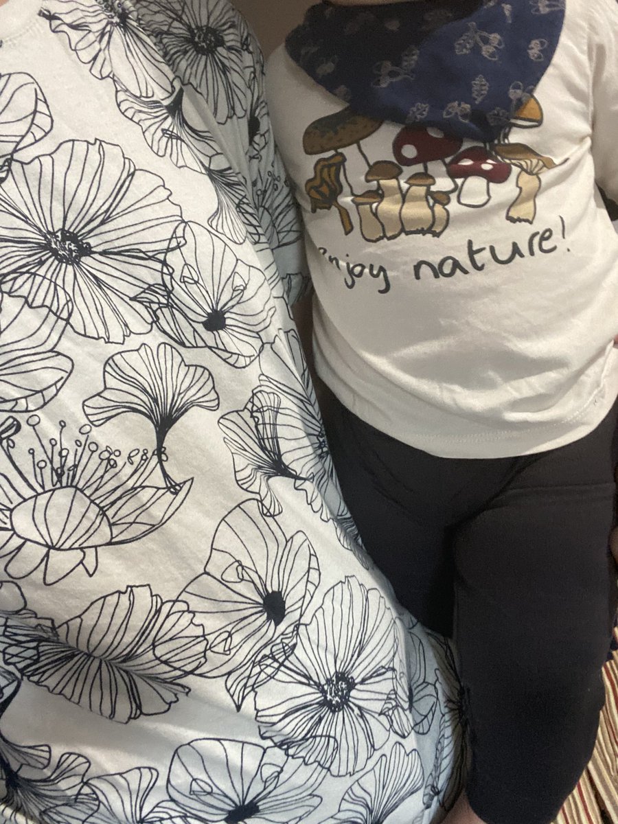 paytoncurry's tweet photo. Shirts and grins all around today. 

Enjoying nature, through the water soluble technology found inside of the forest floor. 

Make shroom for chore. 

🍄 https://t.co/SwBvytlD6J