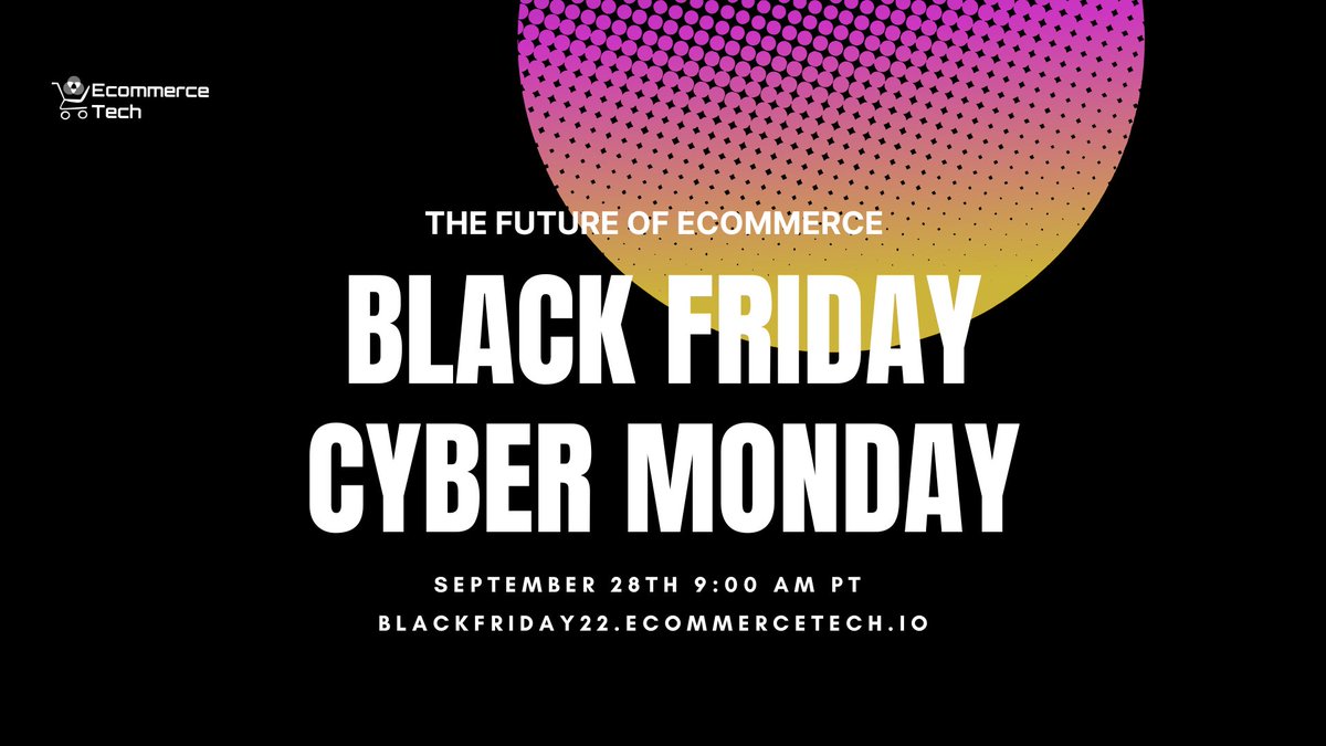 rewind's tweet photo. Expect to nail it - then do just that! 

Join us at The Future of Ecommerce: #BlackFriday #CyberMonday to learn how to optimize the biggest shopping day of the year. 

FREE to register 👉 https://t.co/ECJKtMCSLF

#ecommerce #bfcm22 #growth https://t.co/FG1ElXofX0