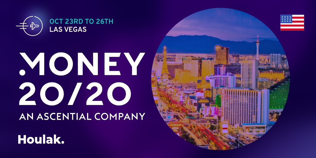This October 23rd to 26th, our CEO and COO will attend a new edition of the <a href="/money2020/">Money20/20</a> conference in Las Vegas, Nevada 🇺🇸

The biggest Fintech event in the world takes place next month in Fabulous Las Vegas, and Houlak will be there 🤩

Are you going? Contact us 🙌🏻