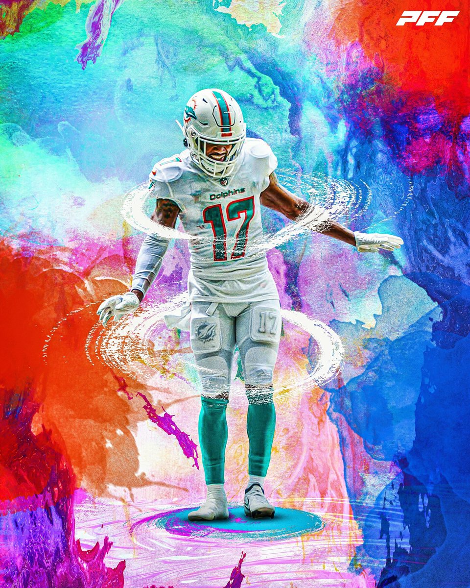 PFF's tweet photo. Highest-graded WR vs single coverage this season:

Jaylen Waddle - 94.9 🐧 https://t.co/2lnZkxCiZw