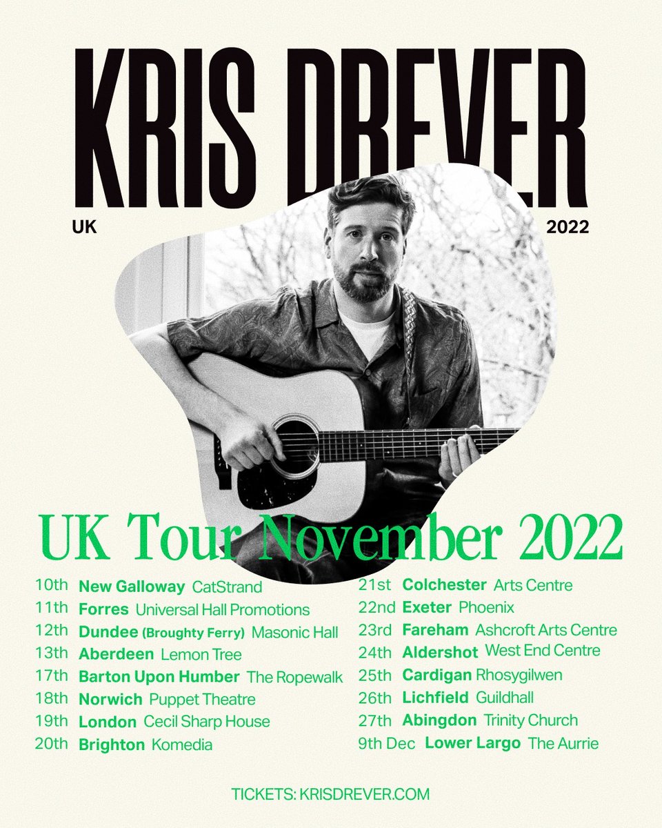 KrisDrever's tweet image. Here's all my Nov solo shows. I'm really delighted to be playing out again, it's taken a wee while to relearn how after 'the event'. I hope there's a show near you but even if there isn't, please share the news with like minds. It's always better the more energy's in the room! KX